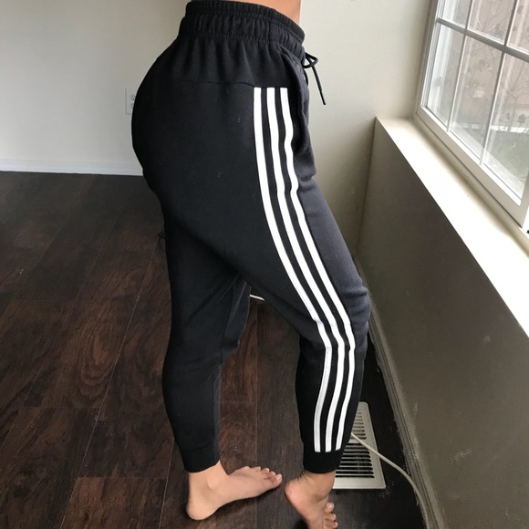 adidas Pants - Black and white adidas joggers NWT